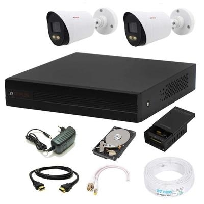 2.4 MP 2 Analog CCTV Camera Kit CP Plus - 1