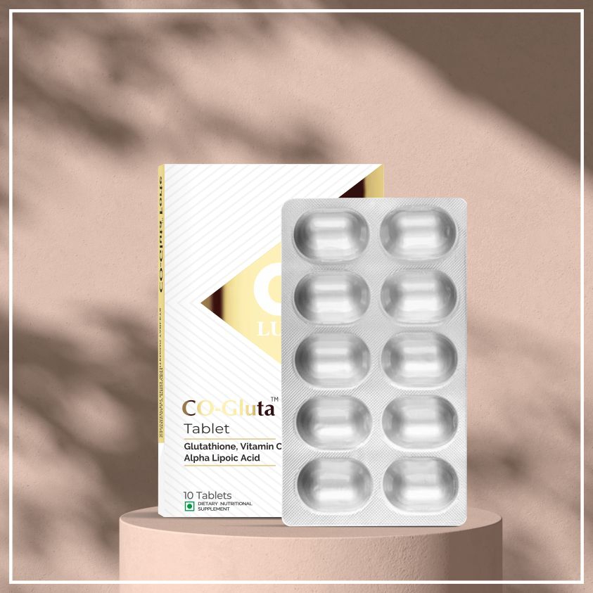 glutathione forte tablet Gluthion Forte Tablet: Buy strip of 10.0 tablets at best price in India main image 1