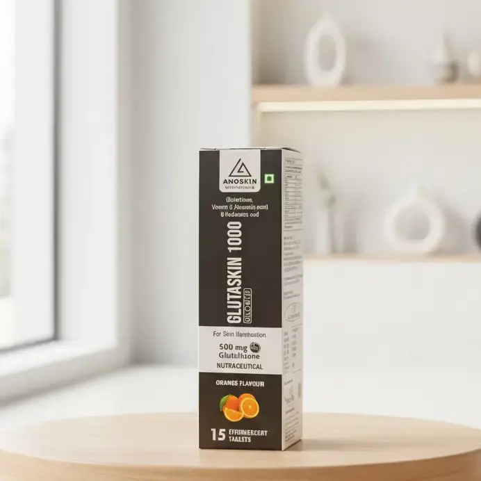 Buy Glutaskin Glow Up 15 Tab online at best price | ANOSKIN NUTRASCIENCE