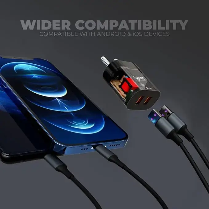 Buy UBON CH-507 Power 20W Charger Transparent Adapter Dual USB