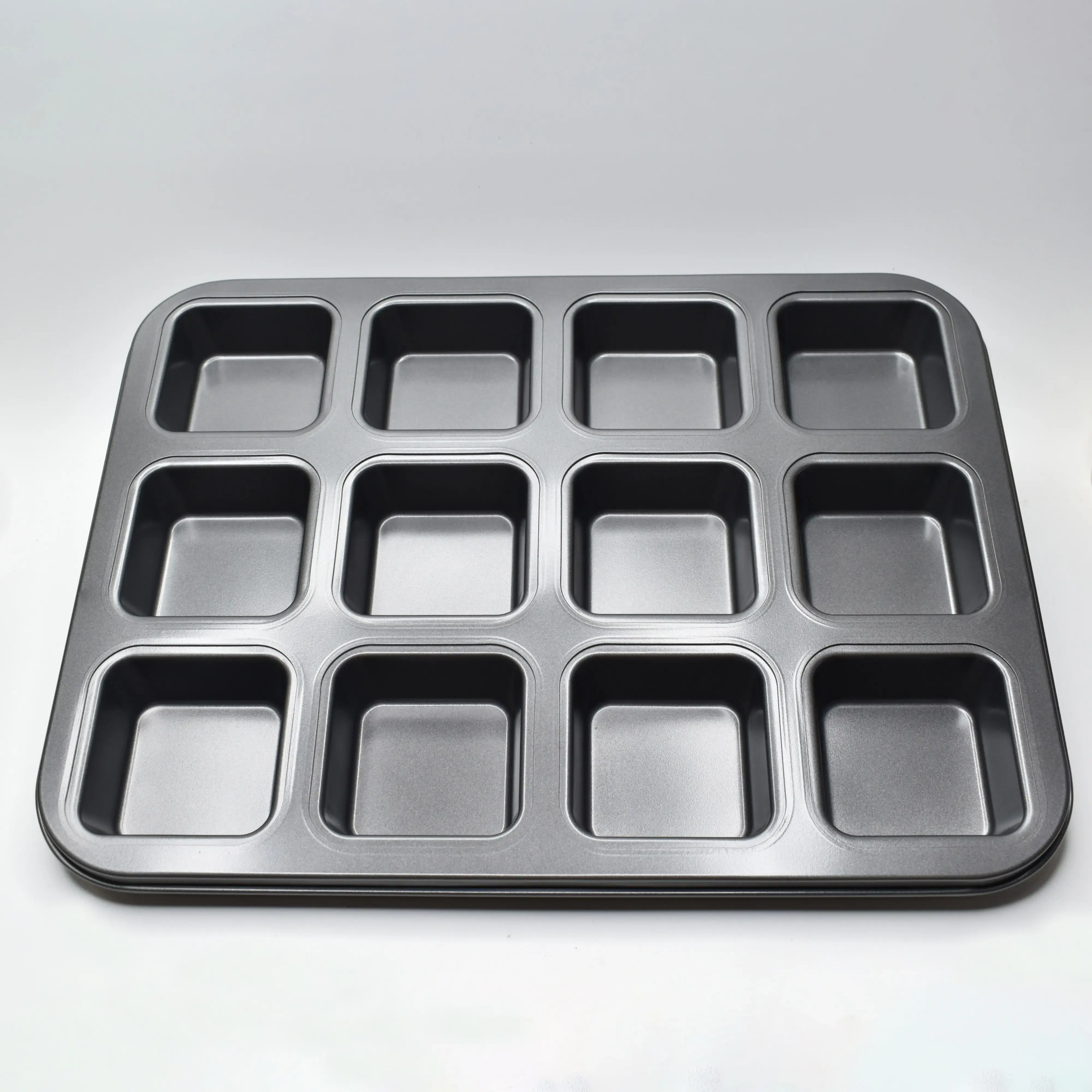 12 in Square Muffin Cupcake Baking Tray (moq Pieces) BT085