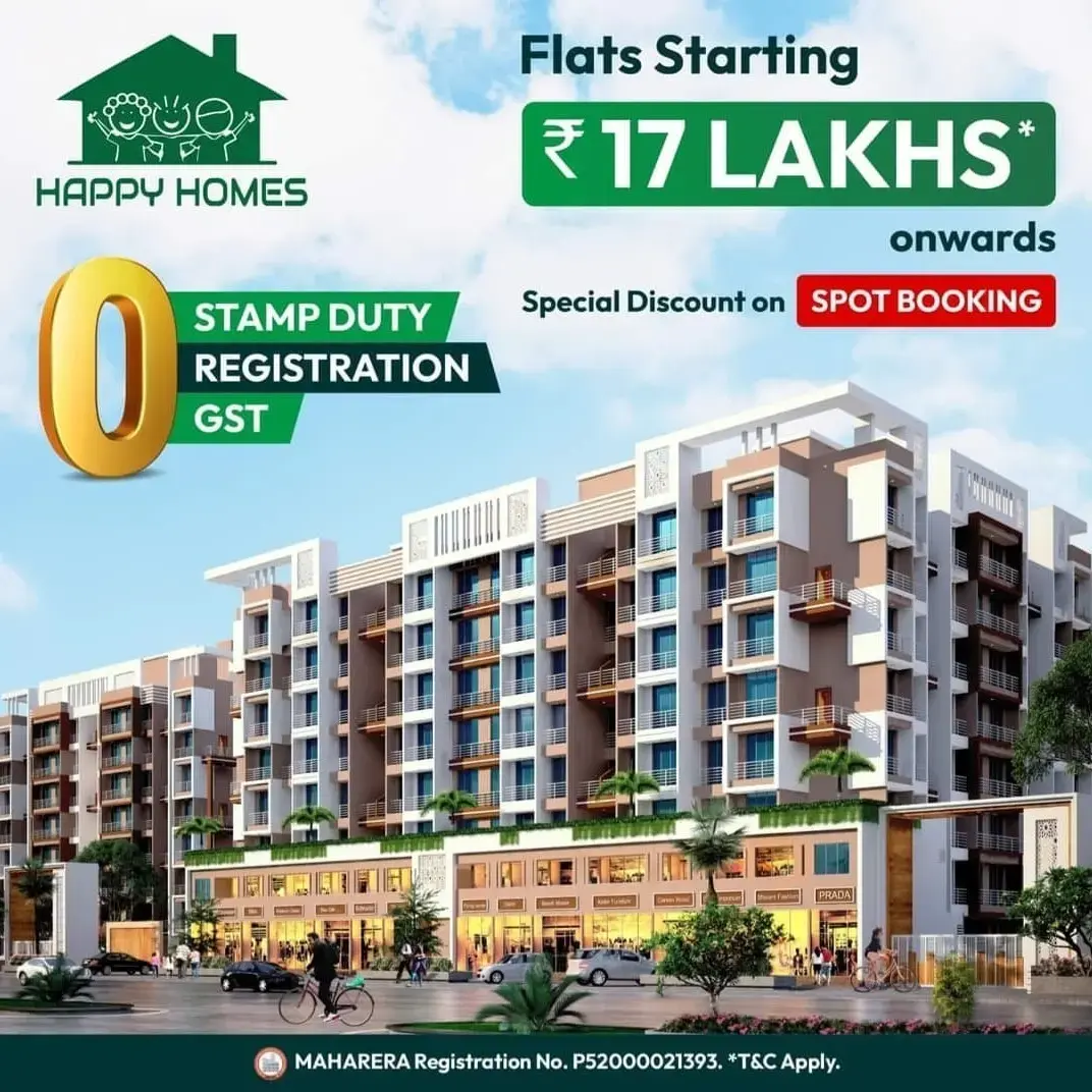 Buy RK Apartments in Navi Mumbai Under 17 Lakhs – Near Railway