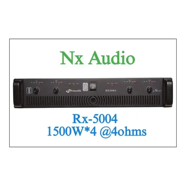 Rx5004 Nx Audio 4 channels Amplifier - 1