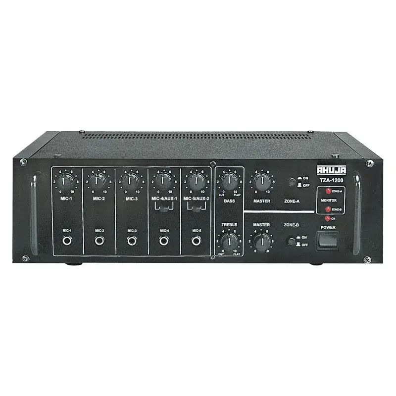 AHUJA TZA-1200 Two Zone PA Mixer Amplifier (120)WATTS - 1