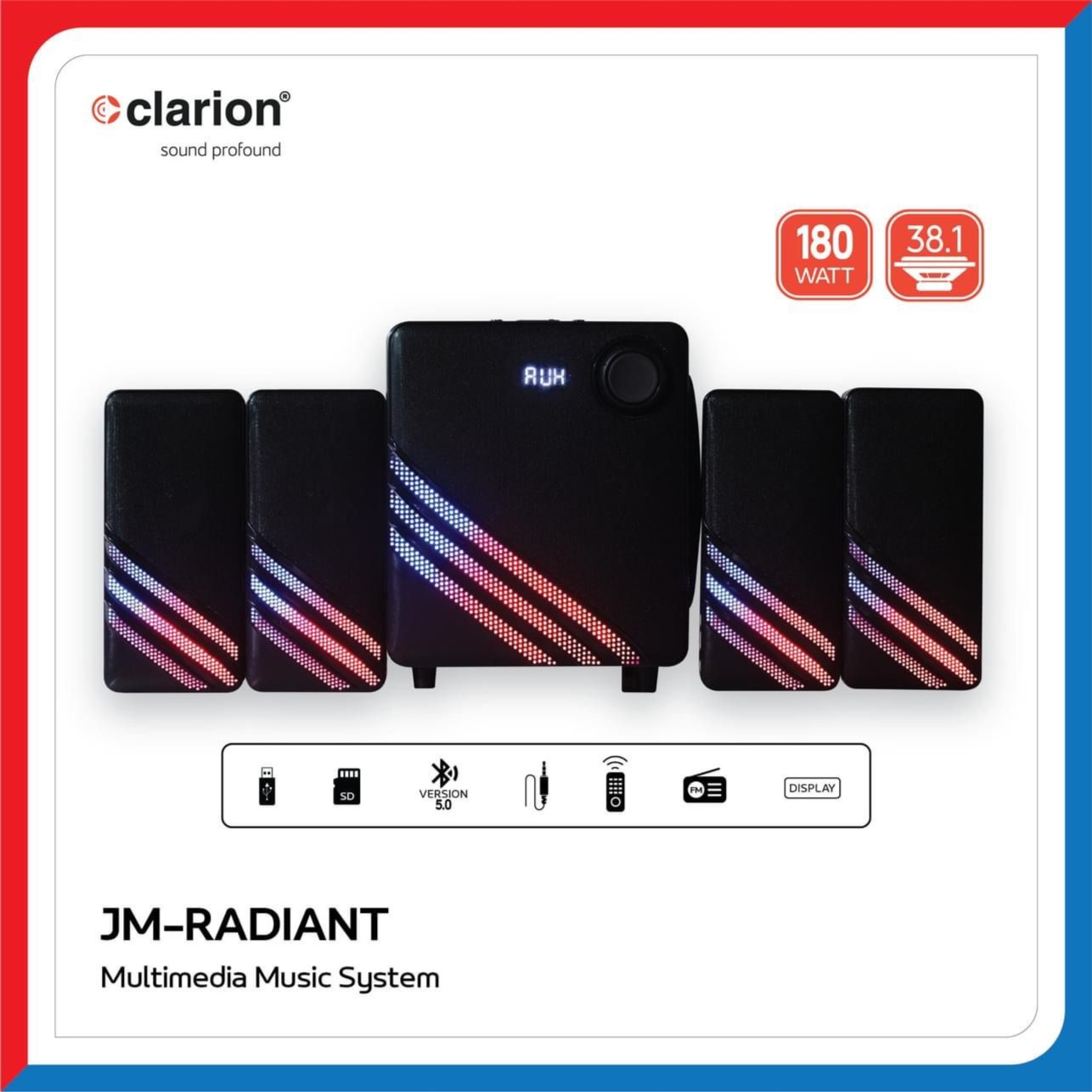 Radiant Clarion Home Theater Price Clarion JM-4916 Multimedia