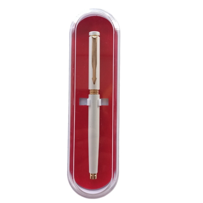 Buy Renzo White Premium Metal Ball Pen online at best price - Main Image