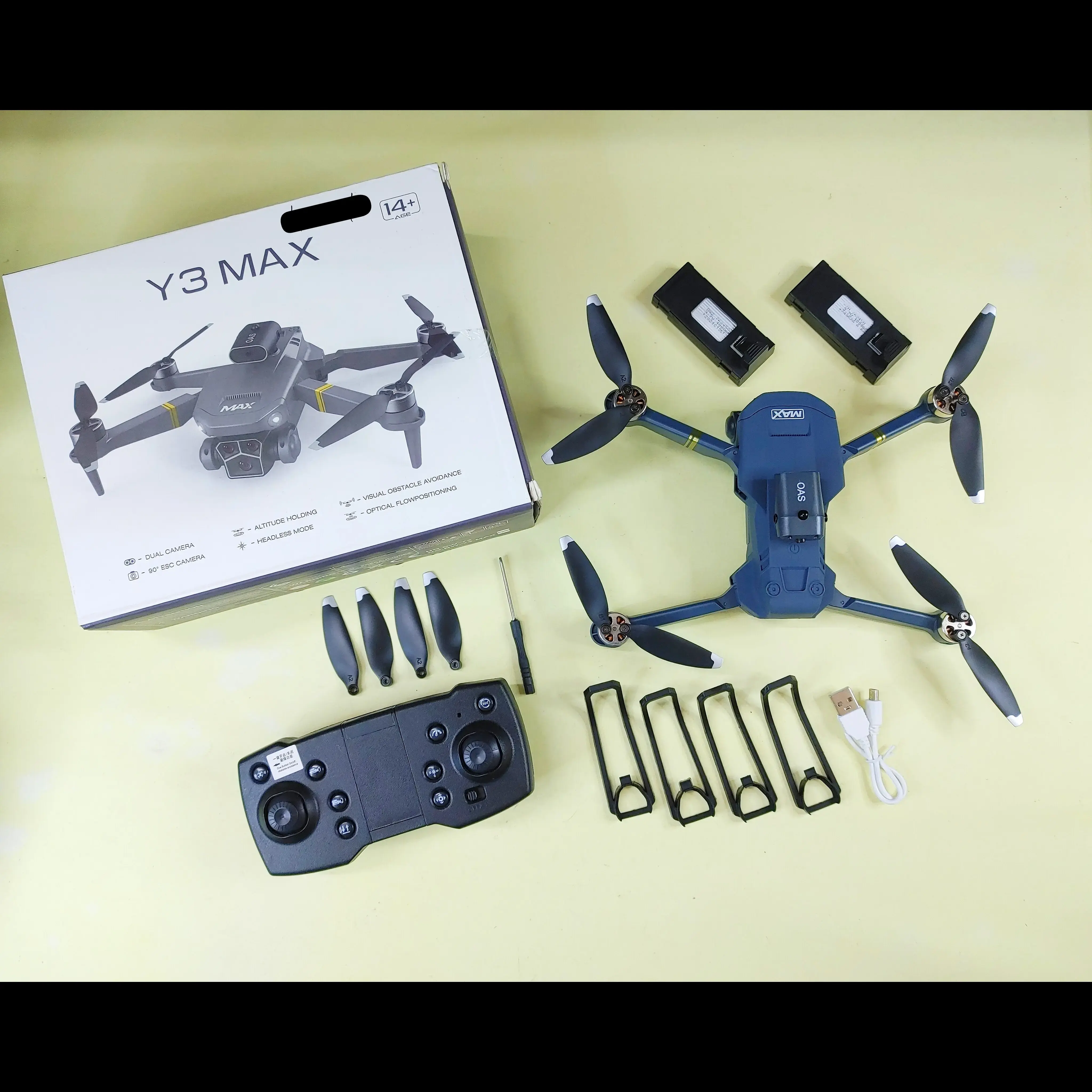 Y3 Max Drone With Brushless Motors