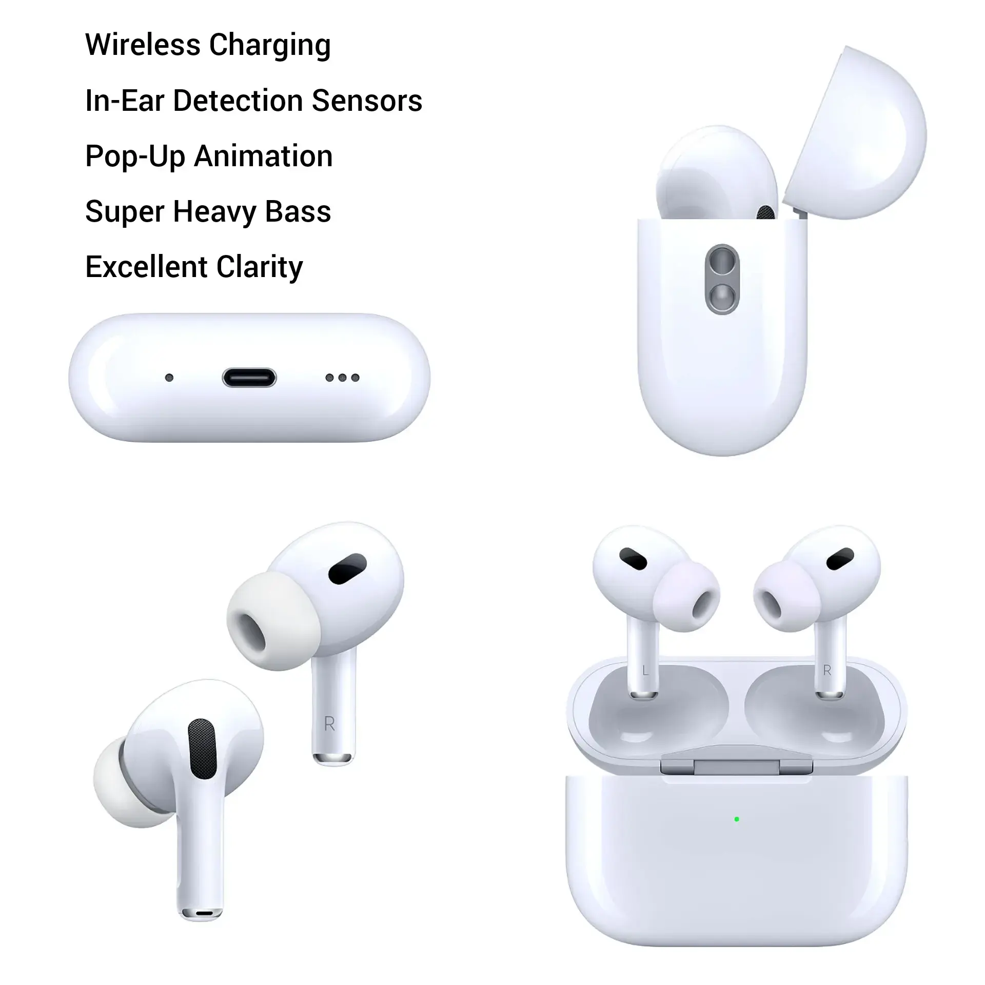 Buy Airpods Pro 2(ANC) Type C Premium Quality online at best price
