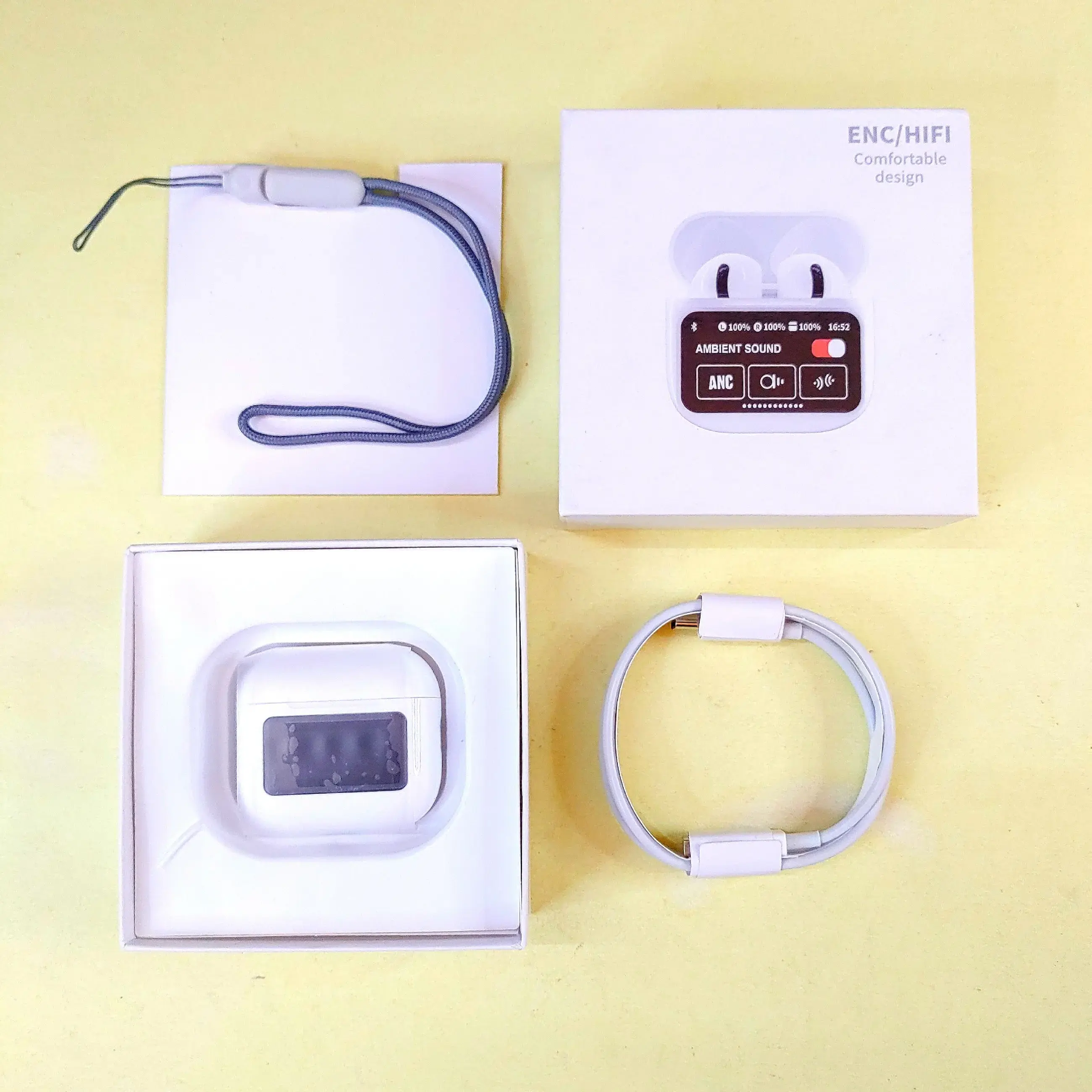 Buy Airpods 4 With Touch Screen online at best price | Antzel