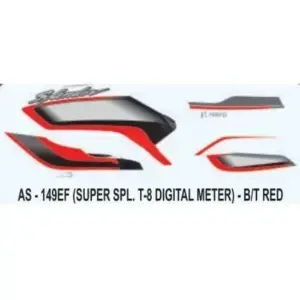 Graphics Sticker Set for Hero Super Splendor i3S