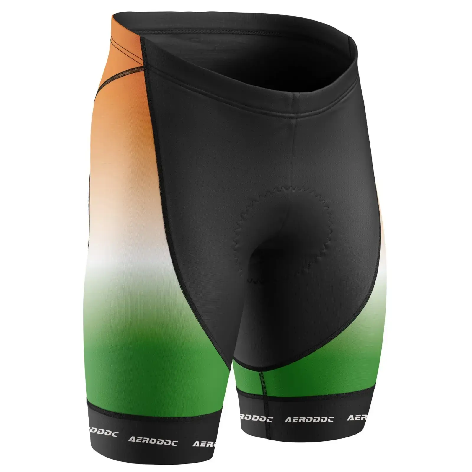 Lord Ram Inspired Cycling Kit – Tricolor Jersey & Gel Padded Bib Shorts (Shorts Only)