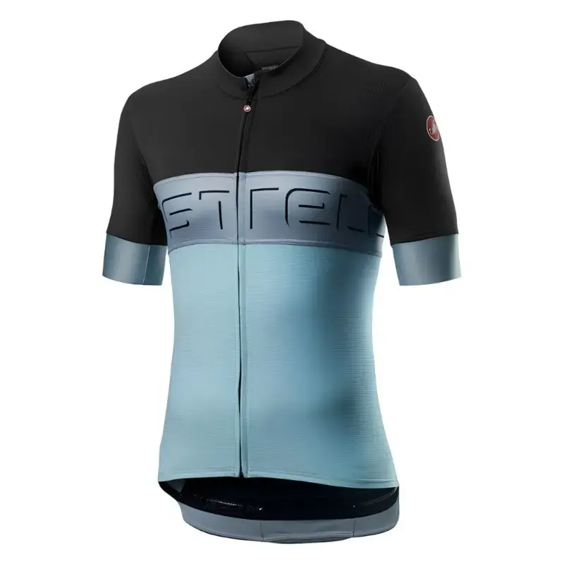 Castelli Prologo Vl Mens Cycling Jersey Dark Gray Vortex Winter Sky
