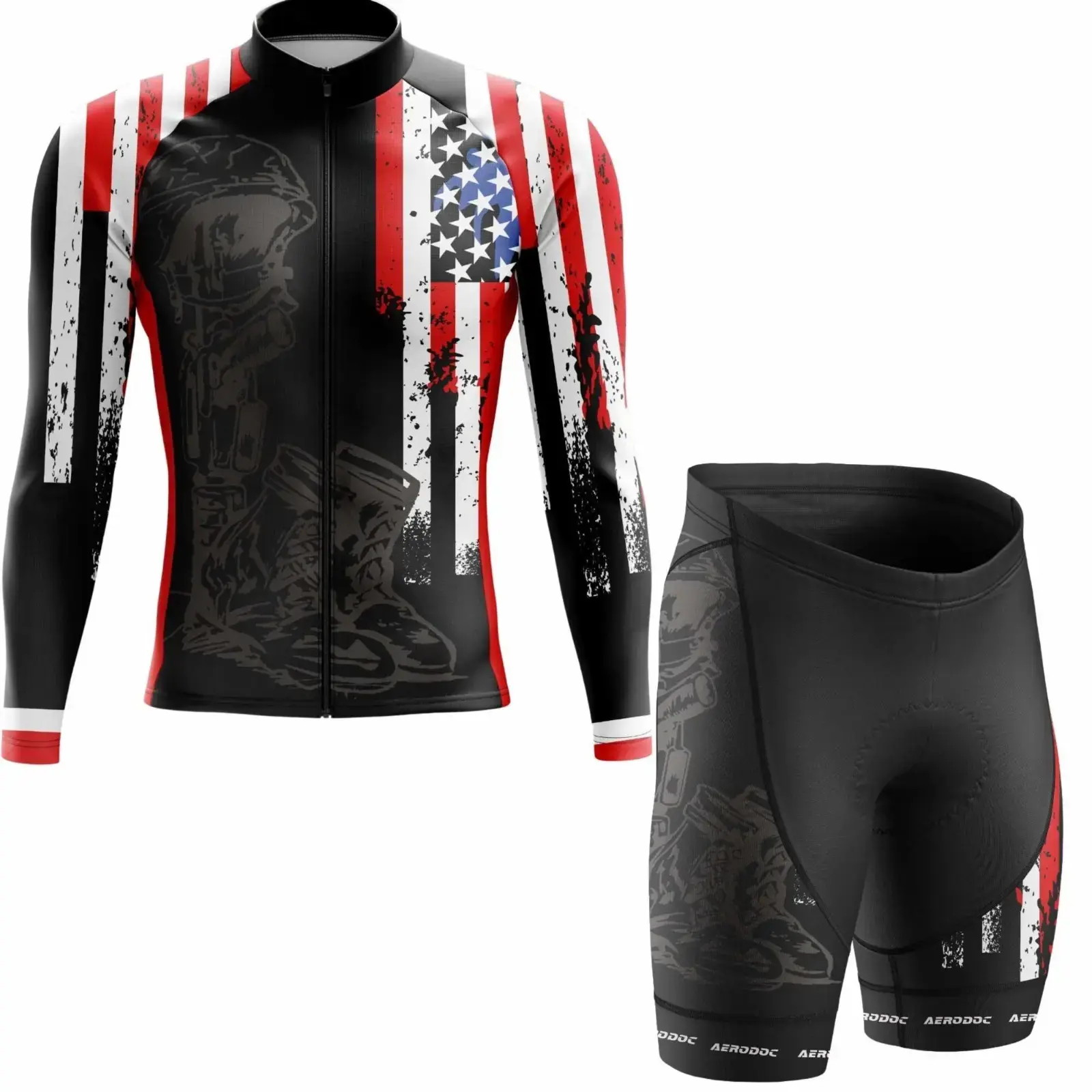 Tribute Cycling Jersey (Full Sleeves + Nonbib Shorts)
