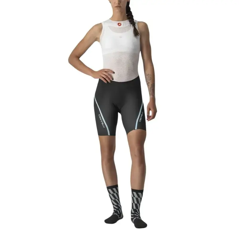 Castelli Velocissima 3 Womens Cycling Shorts Black Skylight