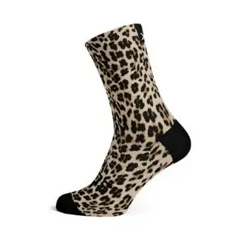 Sox Golden Leopard Casual Crew Socks