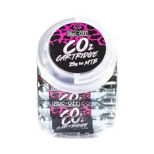mucoff kit countertop 25g CO2 catridge jar of 25pieces