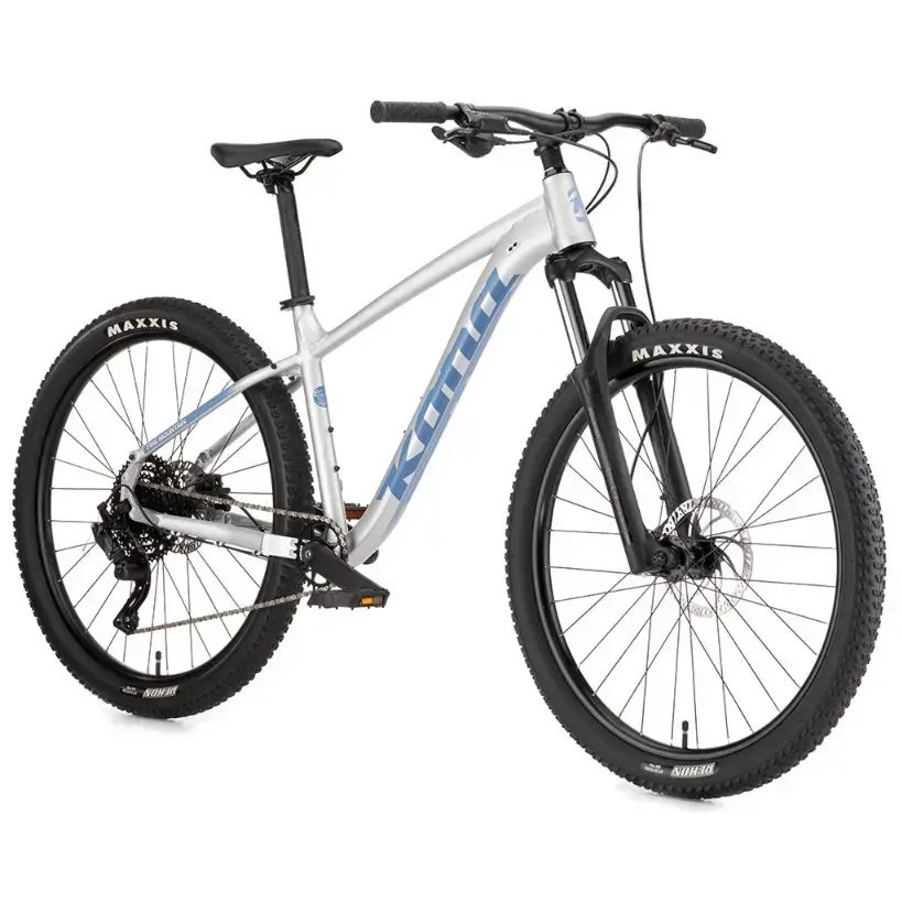Kona Fire Mountain MTB Bike Silver Durable Trail Read
