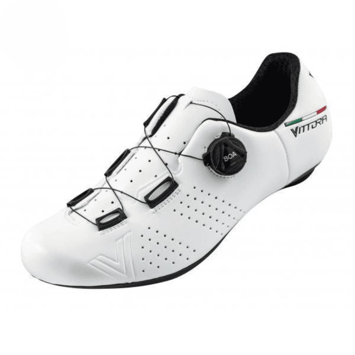 Vittoria Road Cycling Shoes Nylon Sole Alise White