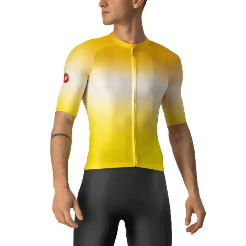 Castelli Aero Race 6.0 Mens Cycling Jersey Maize Saffron