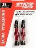 Stans NoTubes Universal Presta Valve Stem Pair 35mm