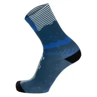 Santini Optic Socks-Blue