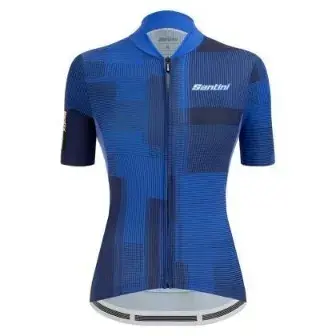 Santini Wmn Delta Kinetic Jersey-Blue