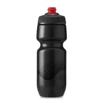 Polar Breakaway Wave Single Wall Bottle-Charcoal/Black (710ml)