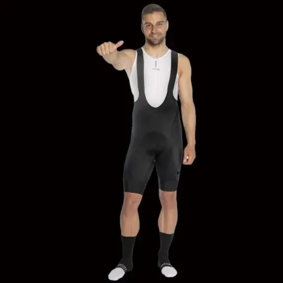 Onceupon Mens Bibshorts (Pure Black)