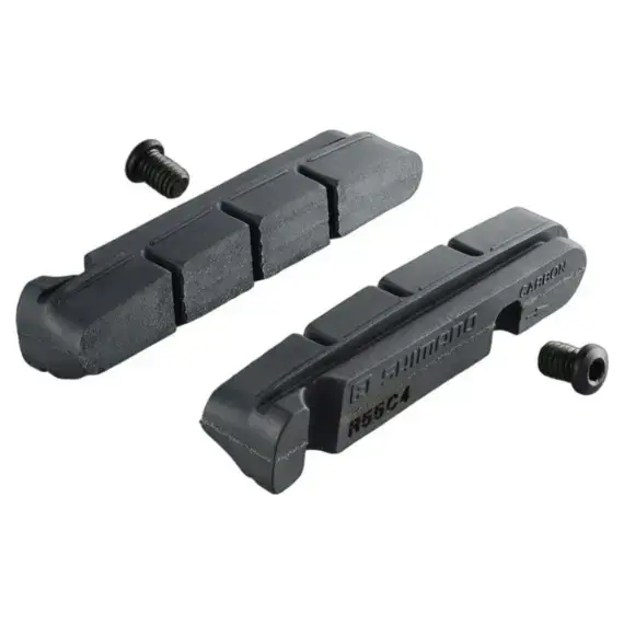 Shimano Road Brake Shoe Set R55C4 Inserts Only for Carbon Rim (OEM Pack, No Box)