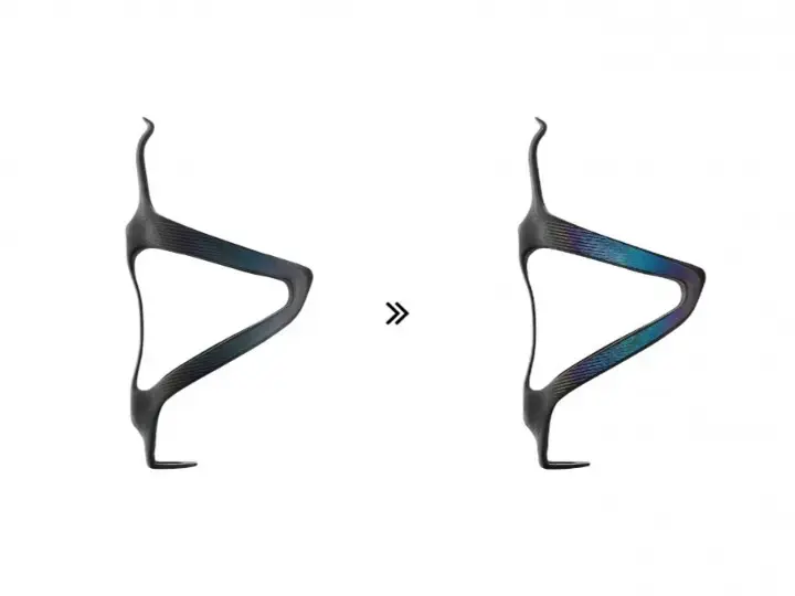 Water Bottle Cage, Spectrum Reflective,2PCS/SET