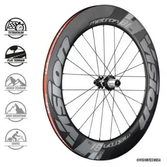 Vision Metron carbon wheelset - 81mm (disc brake)