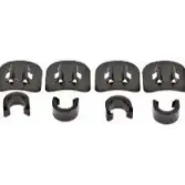 jagwire small part - stick-on cable guide for housing / hose 4-5.5mm, alloy, bag of 50