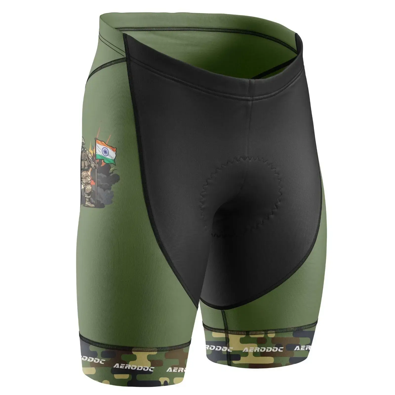 Indian Army Camouflage Cycling Jersey (Nonbib Shorts Only)