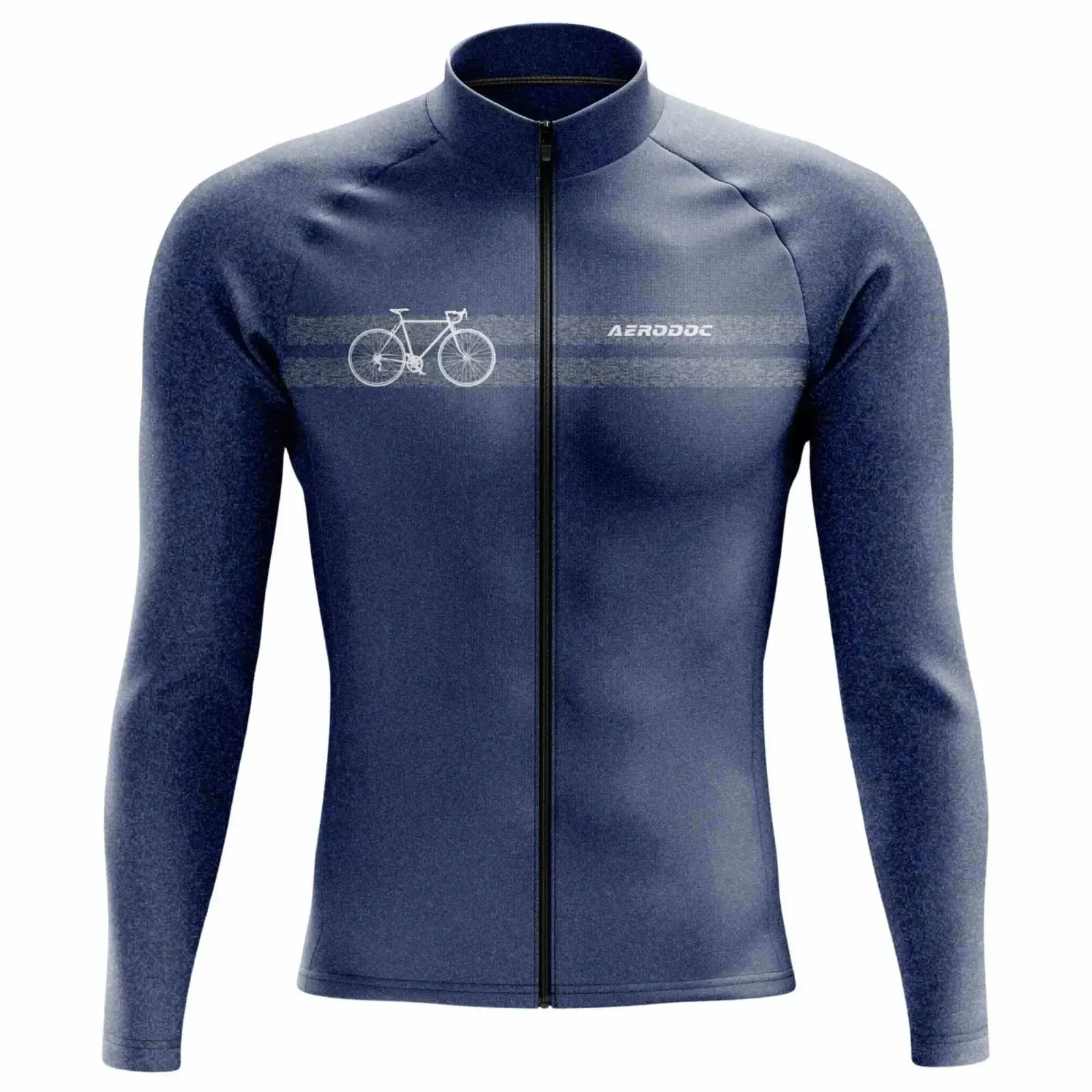 Horizon Blue Men's Cycling Jersey (Full Sleeve Jersey)