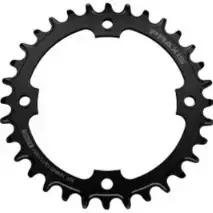Praxis 1x Wave Tech 10/11/12 Speed Chainring (Black)