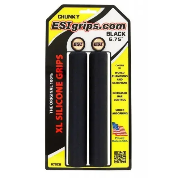 ESI Grips - XL 6.75, Chunky, Black