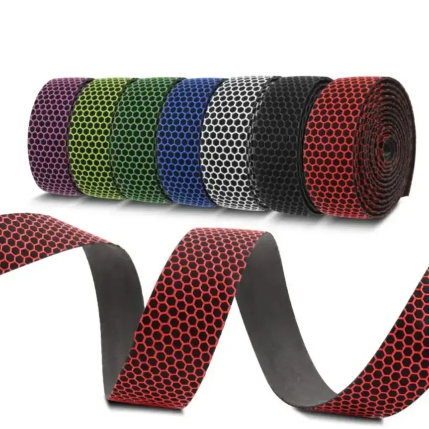 Ultra light Road Bike Handelbar Tape Breathable Fixed gear Bicycle Bar Tape with 2 Bar Plugs Silicon+EVA Material