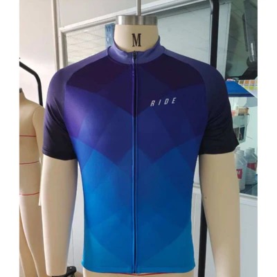 Ride Cycling Jersey Purple Diagnol Unisex Jersey