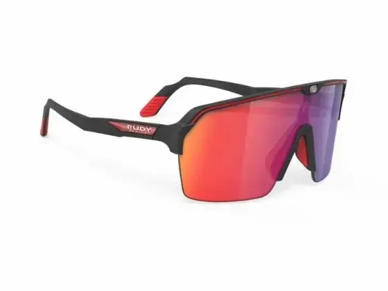 Rudy Project Spinshield Air Black Matte – Multilaser Red