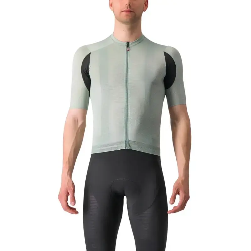 Castelli Superleggera 3 Mens Cycling Jersey Defender Green