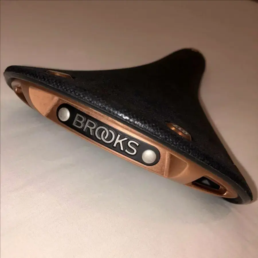 brooks cambium c17 special copper saddle black