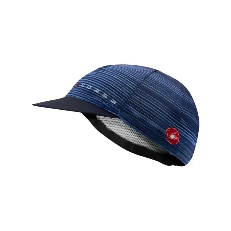 Castelli Rosso Corsa Unisex Cycling Cap Belgian Blue