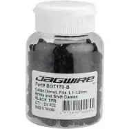 Jagwire Cable Spacer Donuts Black 1.2mm Bottle of 600