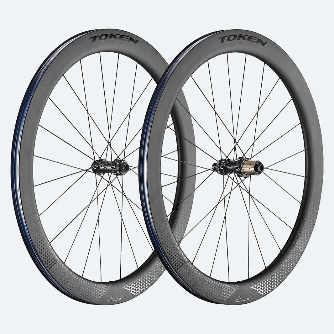 token combo wheelset carbon disc brake ventous 36mm f konax pro 52mm r sram