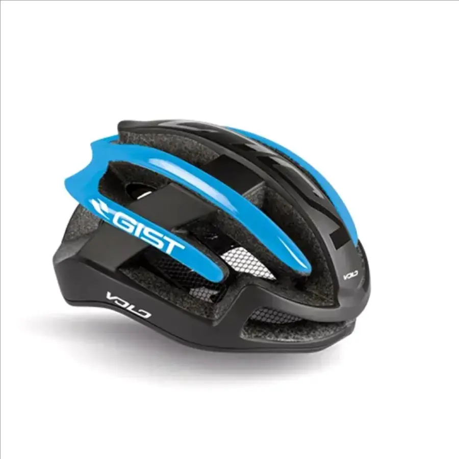 Gist Volo Road Cycling Helmet Black light blue