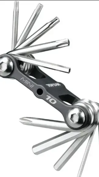 Mini 10-Function Bicycle Tool with Carry Bag