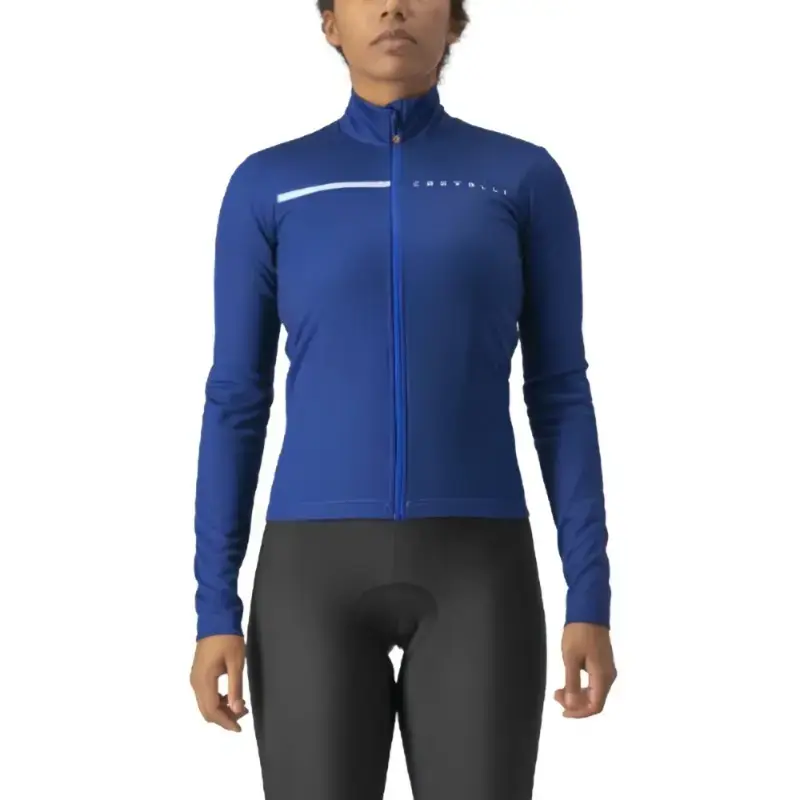 Castelli Sinergia 2 Womens Cycling Jersey Sodalite Blue Sterling Blue
