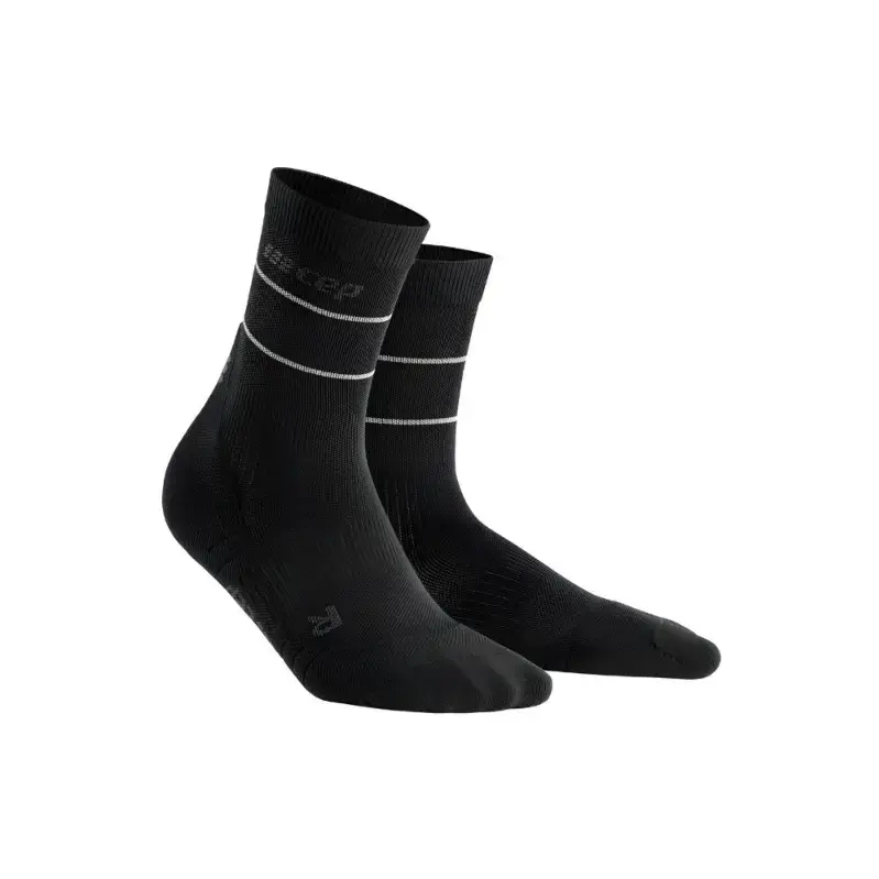 Cep Reflective Mid Cut Socks