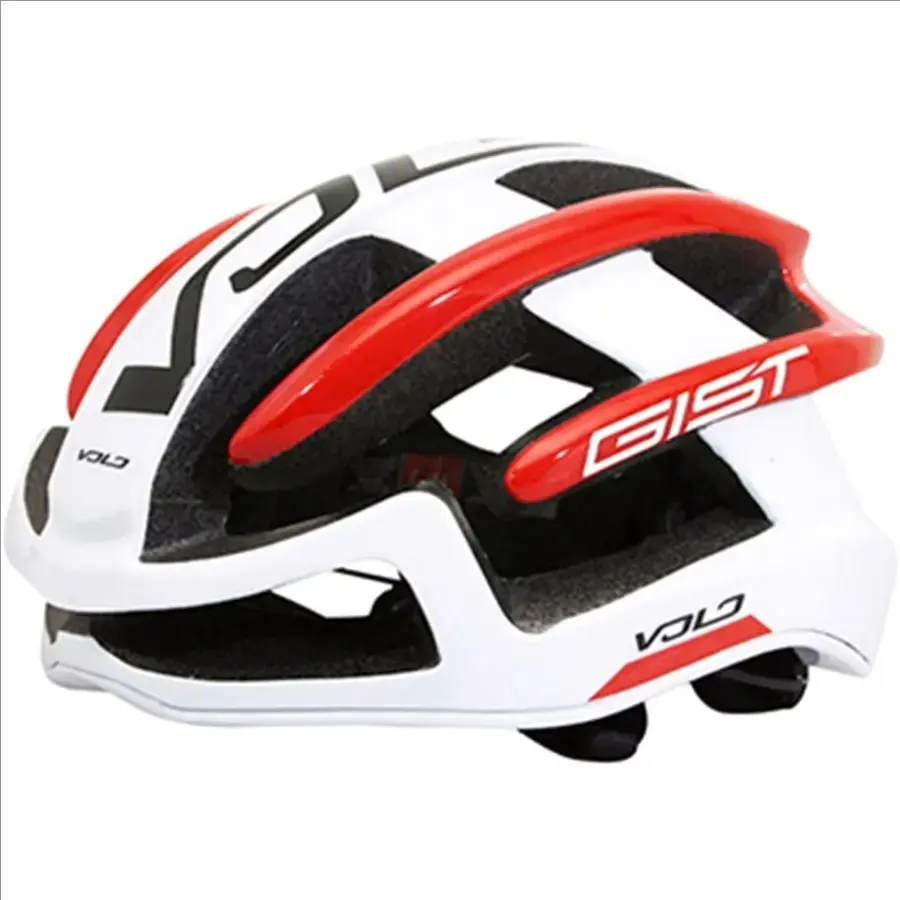 GIST VOLO ROAD CYCLING HELMET (RED/WHITE)
