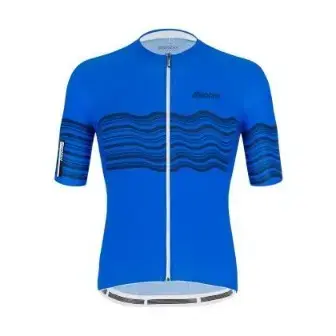 Santini Tono Profilo Jersey-Royal Blue